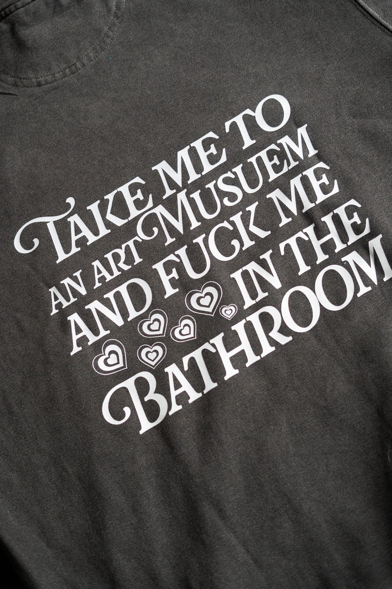 FUCK ME IN THE BATHROOM  Hoodie  ( Grey Edition )